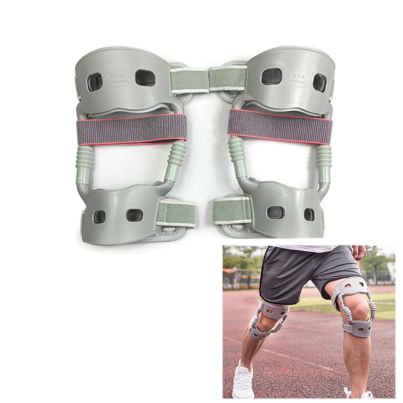 Elevador Rodilla Biónico,ayudaparalevantar Piernas Fisioterapia Con Dispositivoaliviocarga Soporte Y Diseño Rótula Abierta,potente Fuerza Resorte Rebote,fuerza Uniforme,paradescompresiónmeniscal