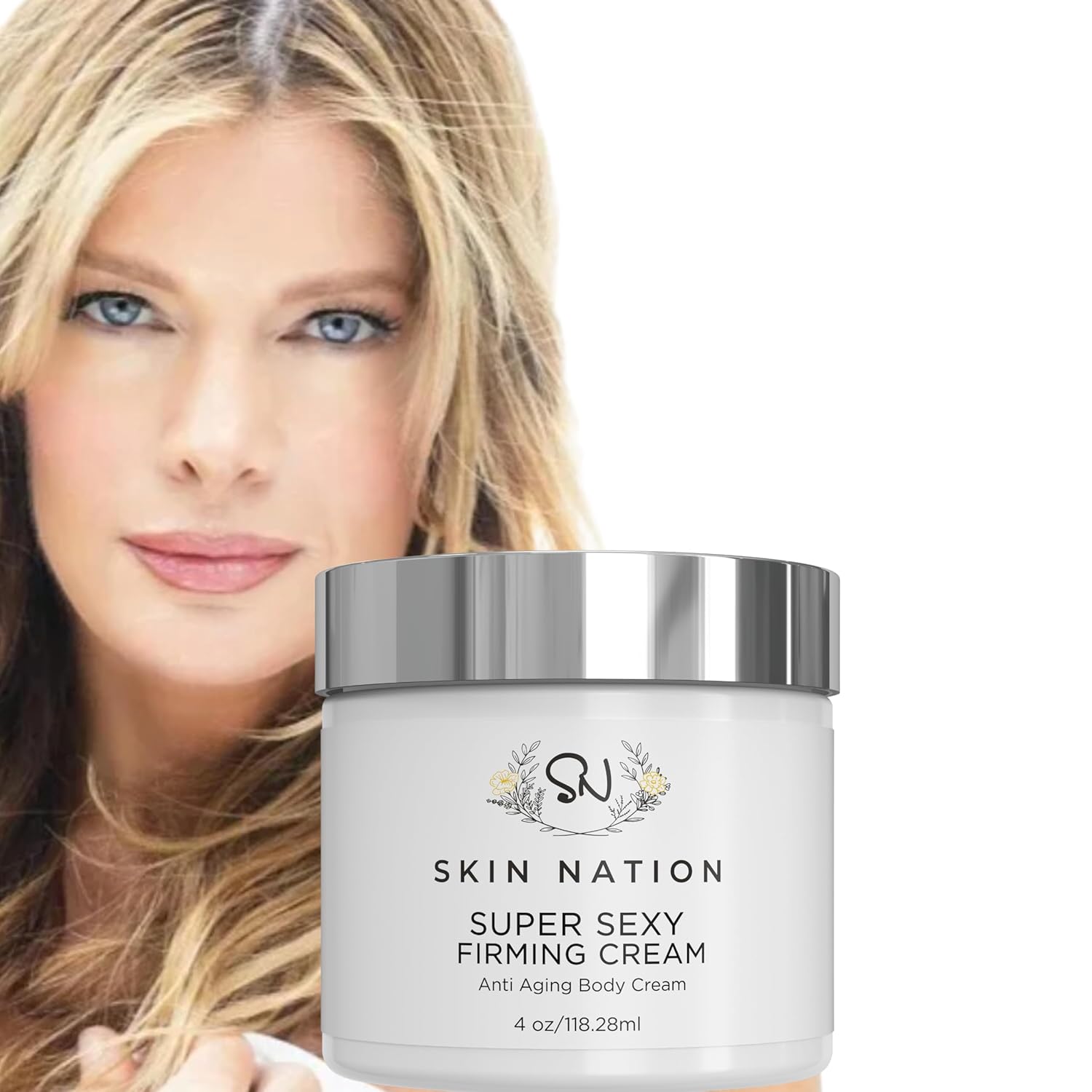 Super Sexy Firming Cream Body Lotion – Skin Tightening Cream For Body – Neck Cream – Wrinkle Cream For Face – Anti Aging – Skin Food – Organic Aloe Vera, Shea Butter, Coconut Oil + More, Made in USA