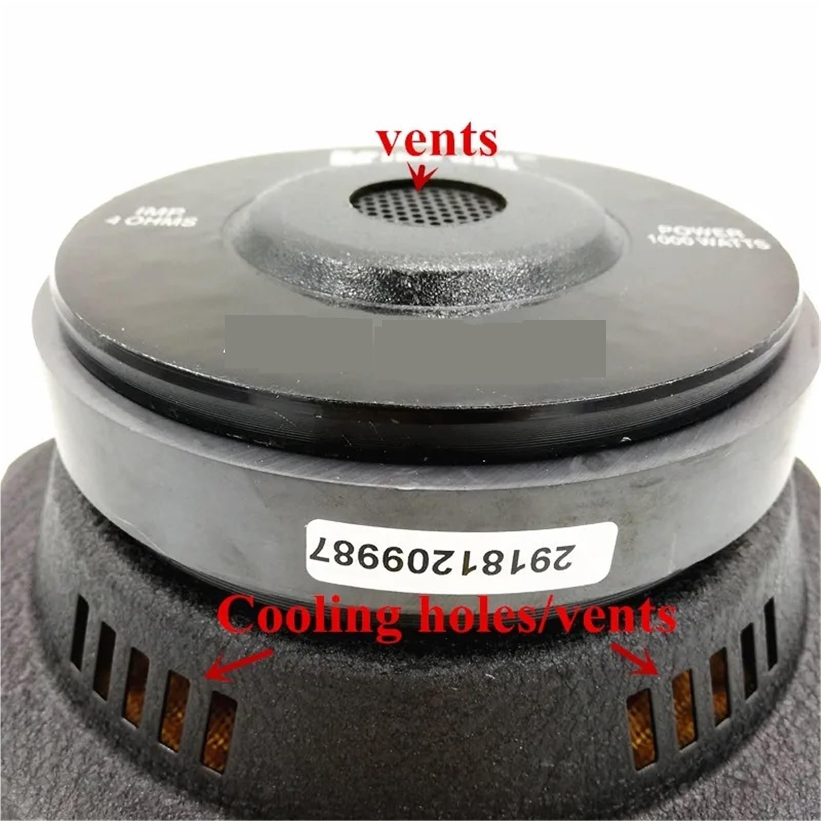 tweeter auto Tweeter per Auto 1 pz. Subwoofer per auto ad alta potenza da 1000 W, bobina da 50 mm, con bordo in gomma, cono in carta non pressato, 4 Ohm
