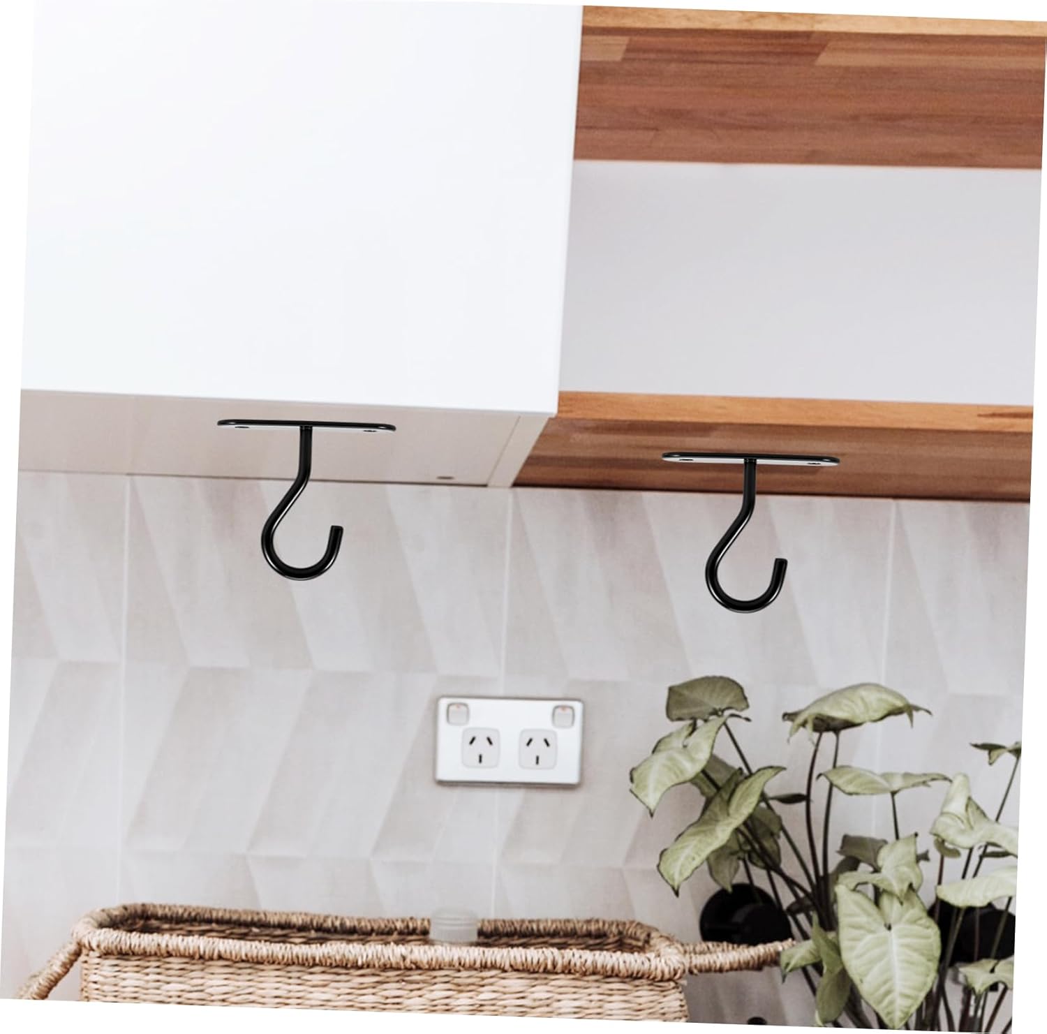 Sosoport 20sets Ceiling Hooks Plant Hangers Outdoor Wall Mount Hangers for Hanging Plants