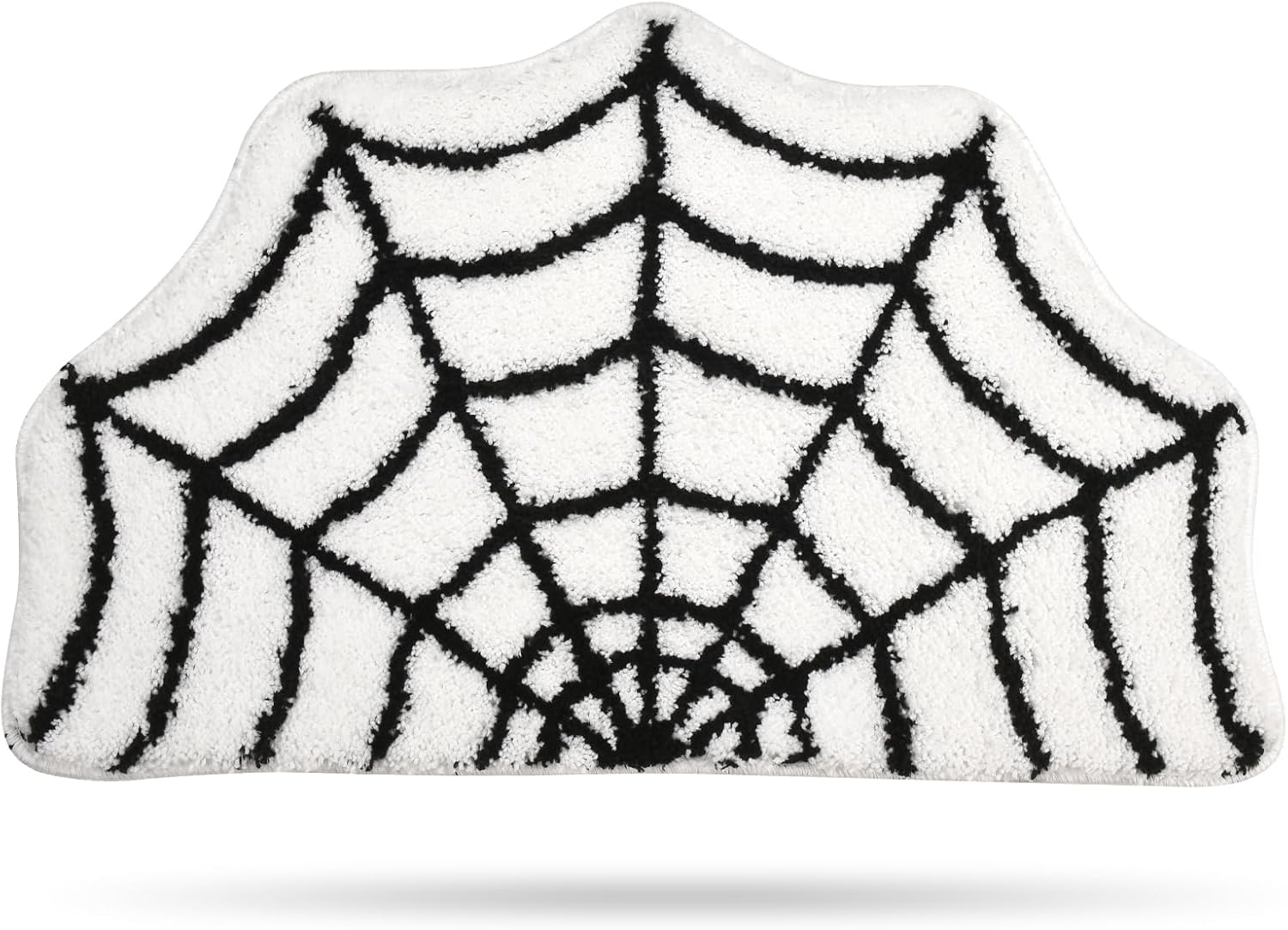 Cute Spider Web Rug-for Room&Bathroom Decor 31.5" X 20" Soft Sports Carpet for Kids Bedroom Decor Non Slip Washable Playroom Area Rug Fun Touchdown Mat Plush Athlete Themed Gift