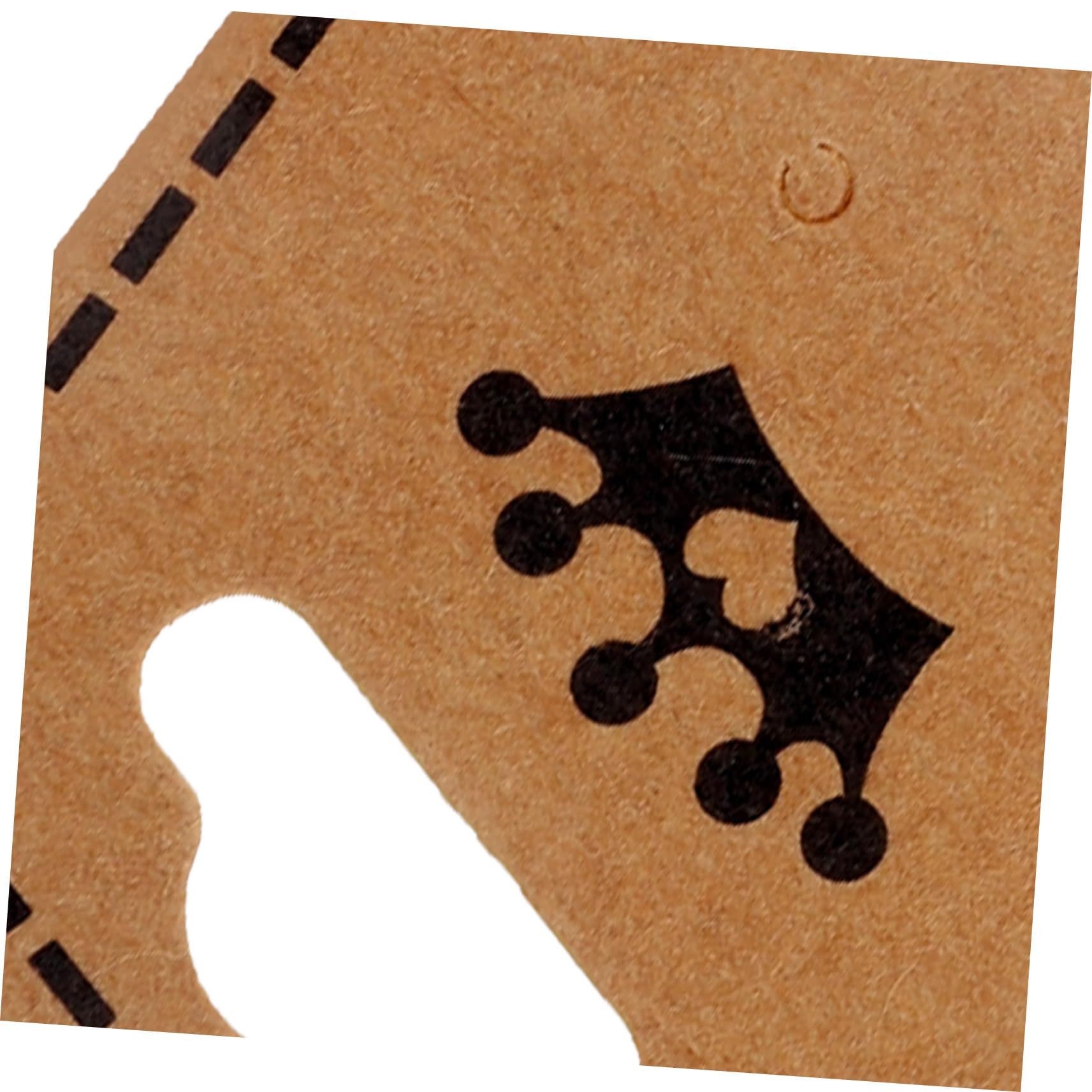 Jojofuny 100 Pièces Cartes Kraft Brooch Pin Pour Bijoux - Supports Présentation Boucles Oreilles, Colliers, Bracelets