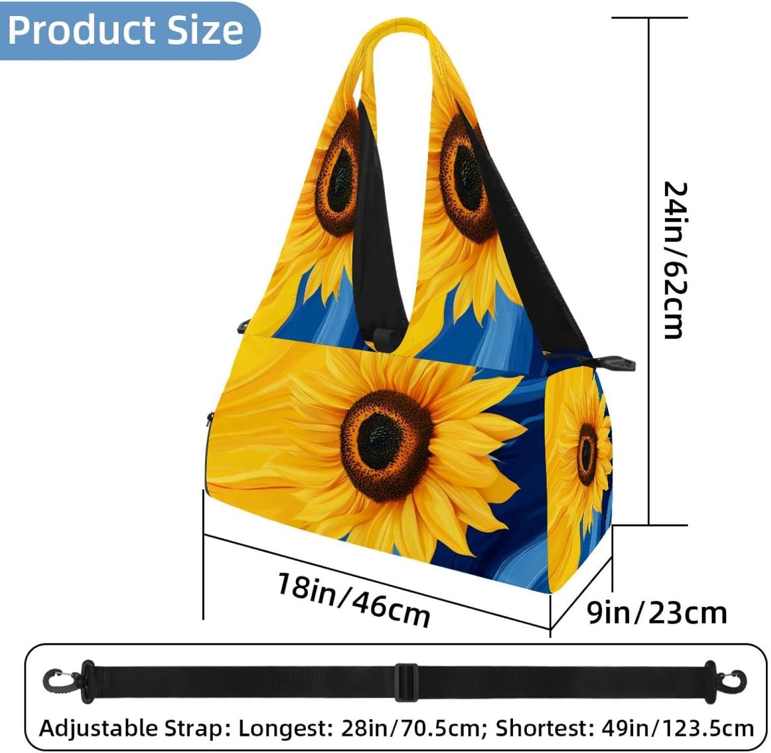 Yoga Mat Bag, Gym Workout Bag with Shoe Compartment, Easter Rabbit Pilates Bag for Women, Quick Access Storage Yoga Tote Bag for Sports Travel Office