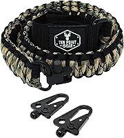 Vista 14 de Cuerda tipo paracaídas para armas de fuego 550, ajustable, con soporte giratorio