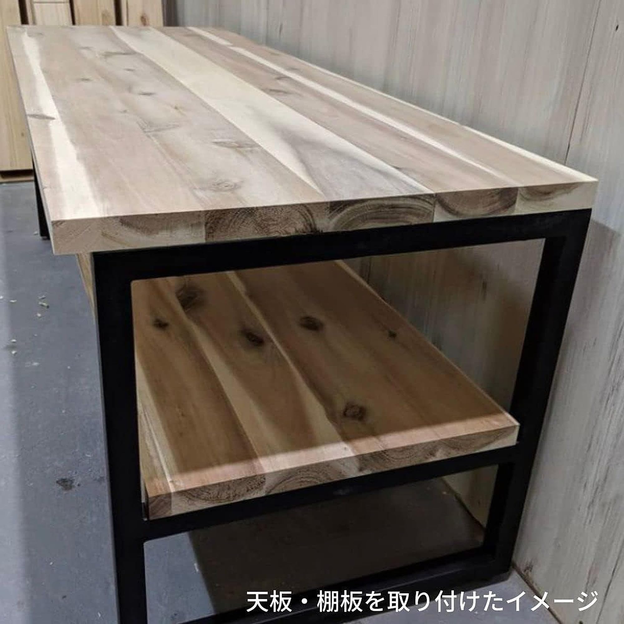 Amazon.co.jp: アイアン レッグ テレビ ボード 脚 DIY パーツ ロー