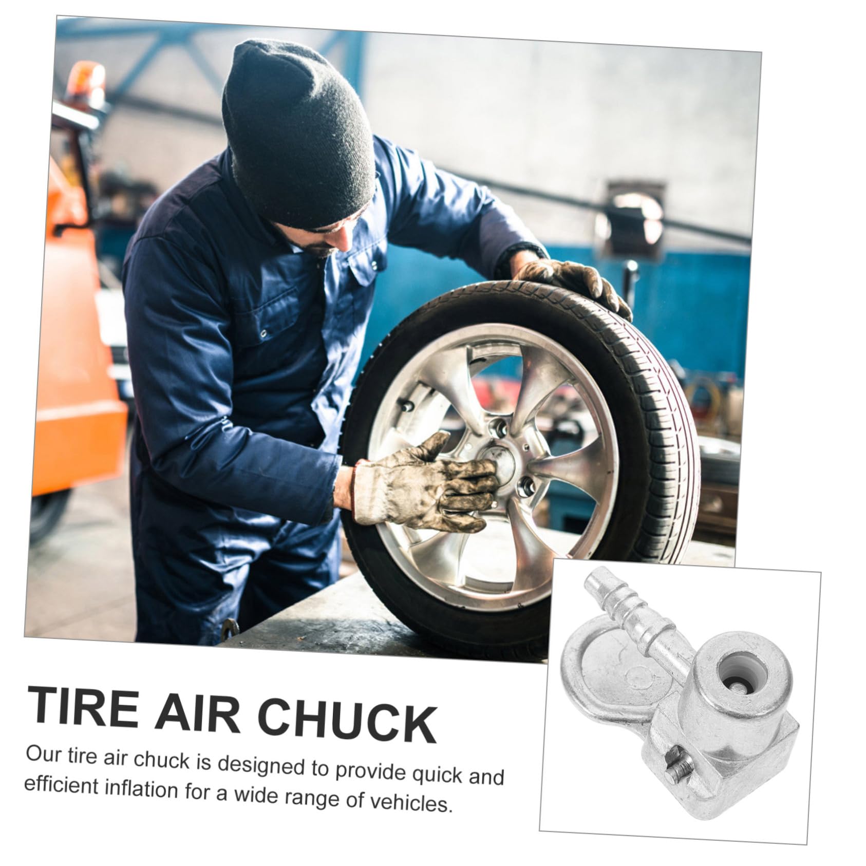 SOESFOUFU Motorcycle Accessories Air Chuck for Bike Tires Inflator Chuck Quick Bike Accessories