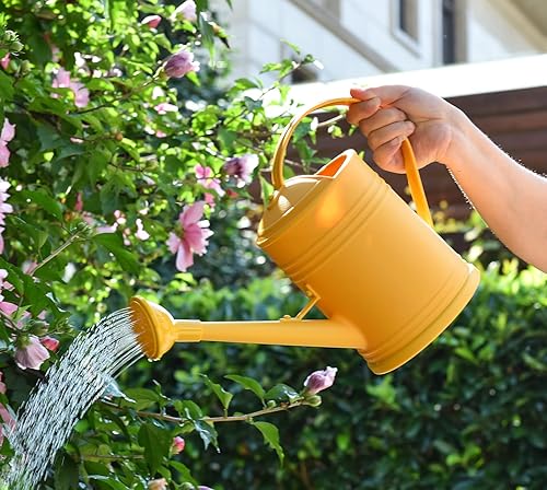 Miniatura 7 de Regadera de plástico para plantas de interior, flores de jardín al aire libre, regadera para plantas de interior con cabezal de aspersor (12 galón,