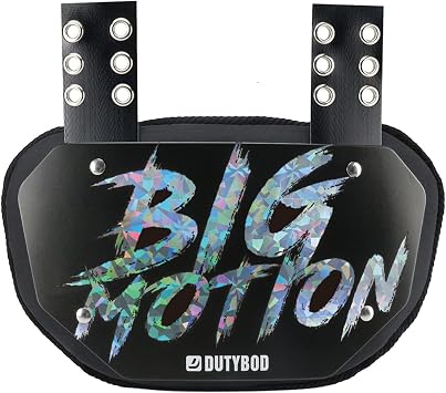 Football Back Plate- Back Bone Plate - Football Back Plate, Rear Lower Back Protector Hard Outer Shell & Contoured Foam, High-Impact Protection Football Gear