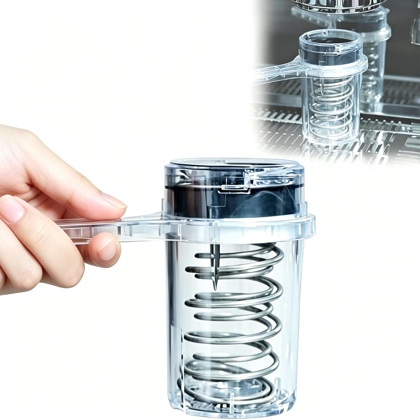 Herramienta De Limpieza Del Cabezal De Preparación Con Sistema De Retrolavado, Taza De Limpieza Con Válvulas De Alivio De Presión Dobles Y Protección De Drenaje Integrada Para Todas Las
