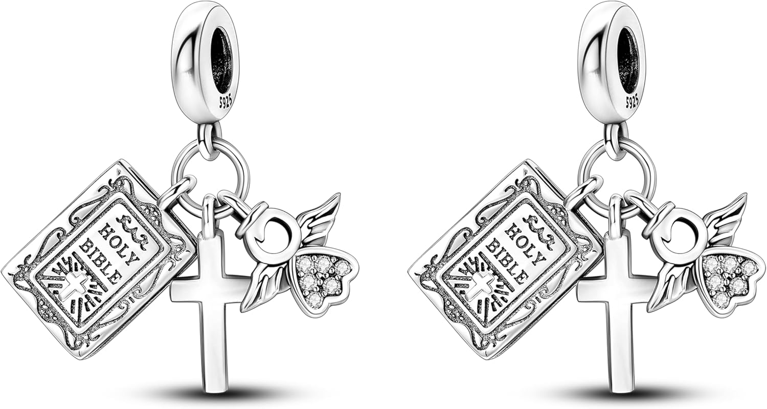 CYCUFF 925 Sterling Silver Charms Suitable for Charm Necklaces, Bracelet Pendants Beads Jewellery Gift for Women