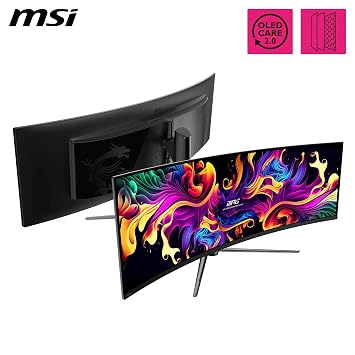 MSI MPG 491CQPX QD-OLED 49 QD-OLED UltraWide Dual QHD 240Hz Curva USB-C