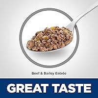 Vista 7 de Hill's Science Diet Alimento húmedo para perros adultos de 1 a 6, carne de res y cebada, latas de 5.8 onzas, paquete de 24