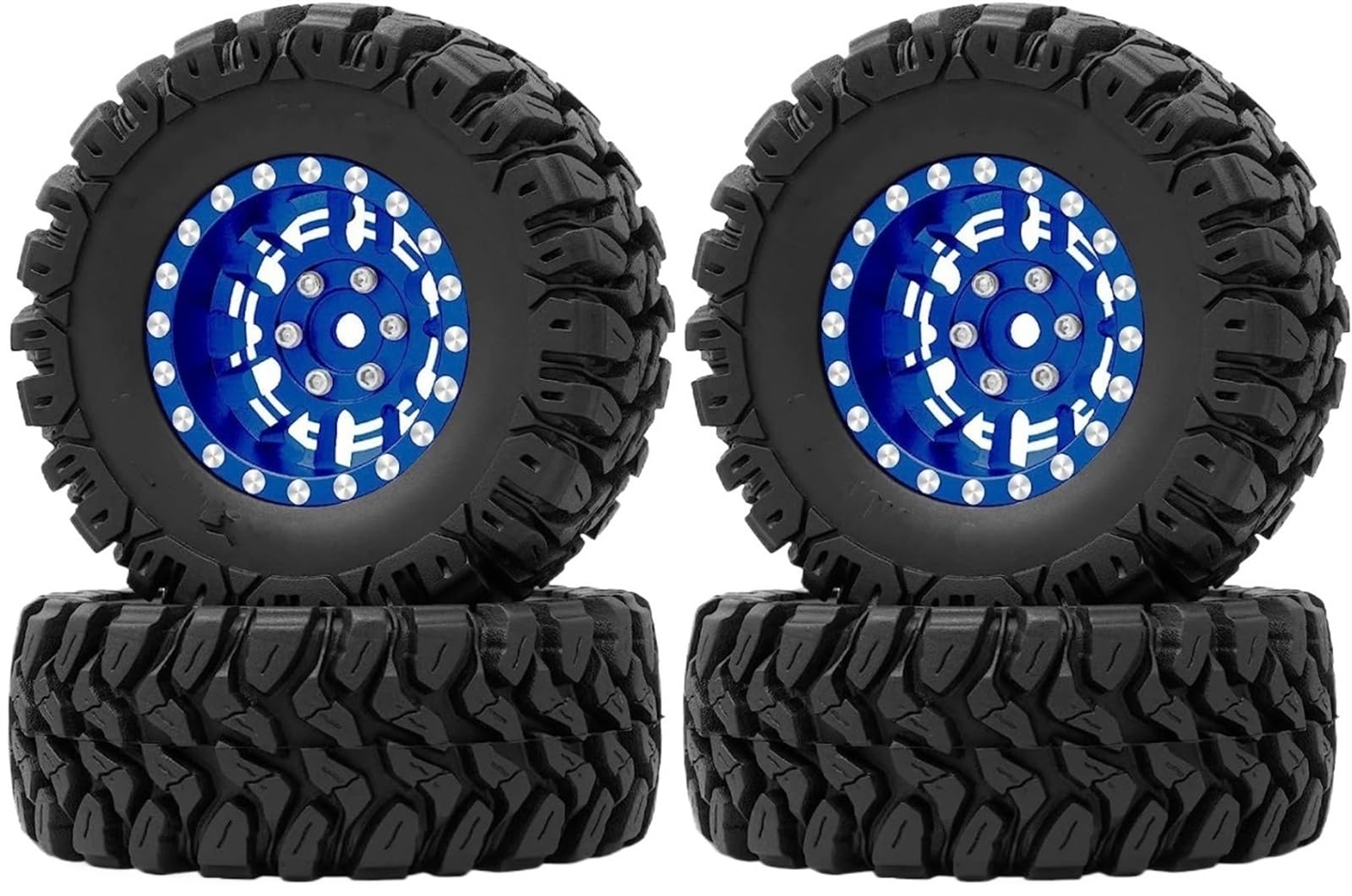 Pneus RC usinés 1.0 Plus et roues beadlock haute précision