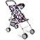 Toy Doll Stroller for Kids – My First Foldable Baby Doll Stroller with Safety Belt & Storage Basket, Lightweight Pretend Play