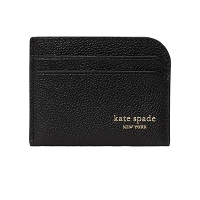 Kate Spade New York Devin Pebbled Leather Card Holder Wallet Women