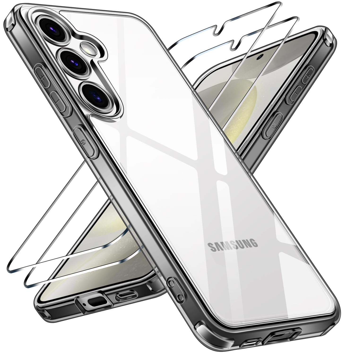 ivoler Clara Funda para iPhone 17, con 2 Piezas Cristal Templado, [Protección Militar] Anti-Amarillo Carcasa Antigolpes Bumper Case Cover - Transparente — view 105