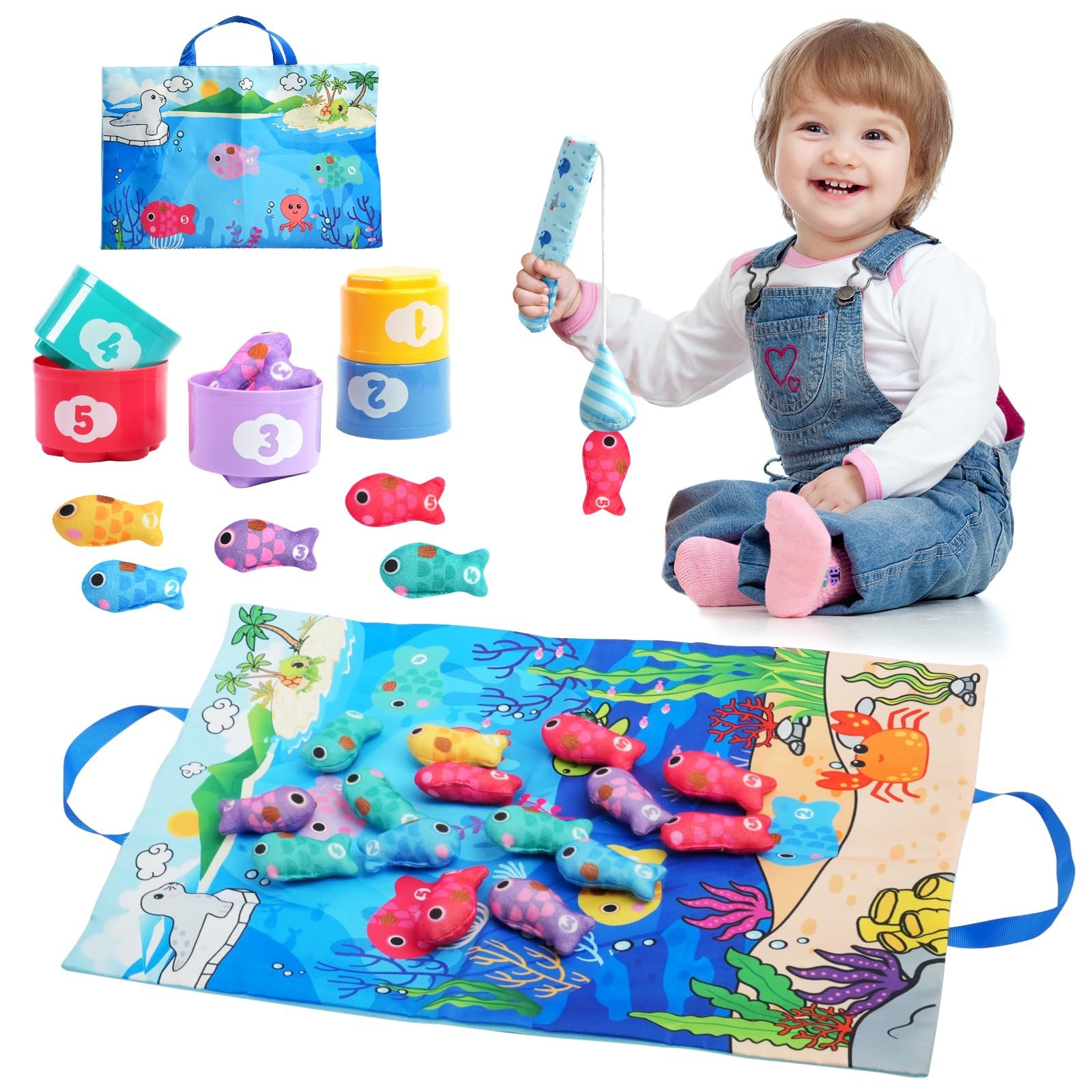 Jouet Montessori Bambebe Jouet Hochet Bebe Mois, Jouet Anneau