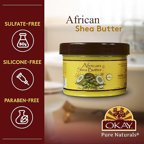 Miniatura 3 de Okay Mantequilla corporal africana cremosa, karité, 8 onzas