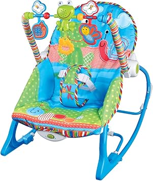 Maxi Baby Cadeira de Descanso Musical FunTime até 18kgs Azul Menor preço em Maxi Baby Cadeira de Descanso Musical FunTime até 18kgs Azul