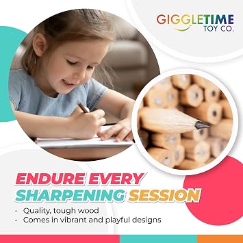 GRAPHITE Misprint Golf Pencils - Round and Hexagon Wood, Pre-Sharpened No-Eraser Design with 2 HB Lead - Ideal School Supplies and Classroom Must Haves, Perfect for Drawing or Writing - Box of 144 Pcs