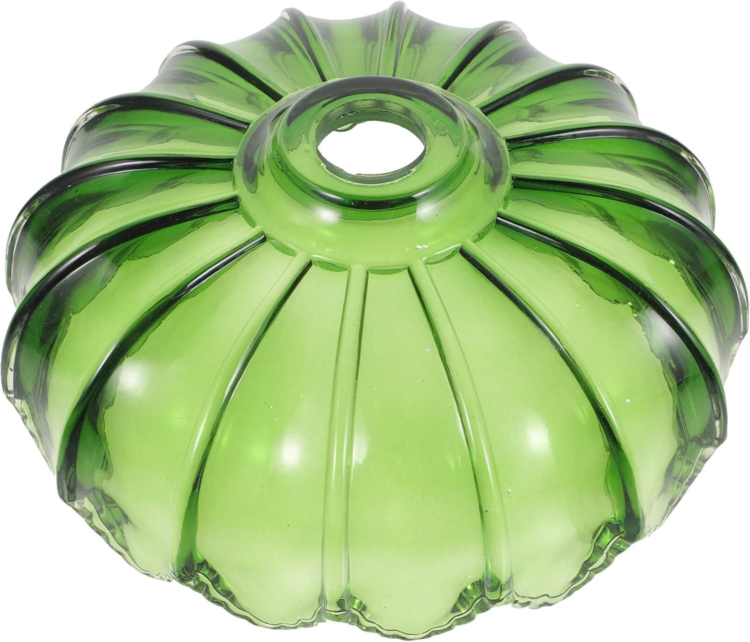 KALLORY Glass Pendant Lamp Shade Decorative Lamp Cover for Ceiling Light Aesthetic Decorative Lampshade