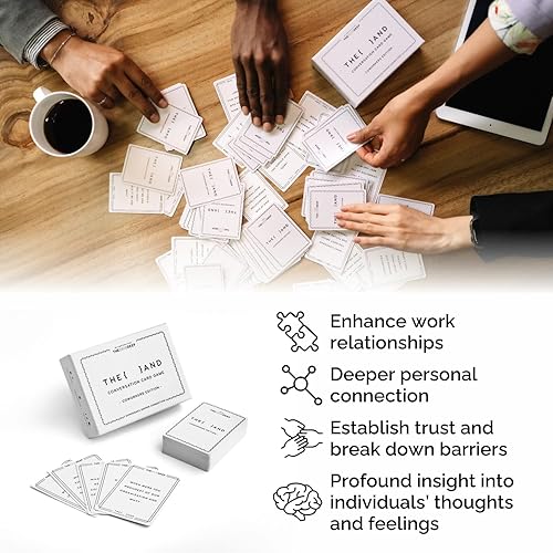 Miniatura 4 de Edición de compañeros de trabajo  199 tarjetas de conversación rompehielos para el lugar de trabajo  Juego de formación de equipos para el trabajo