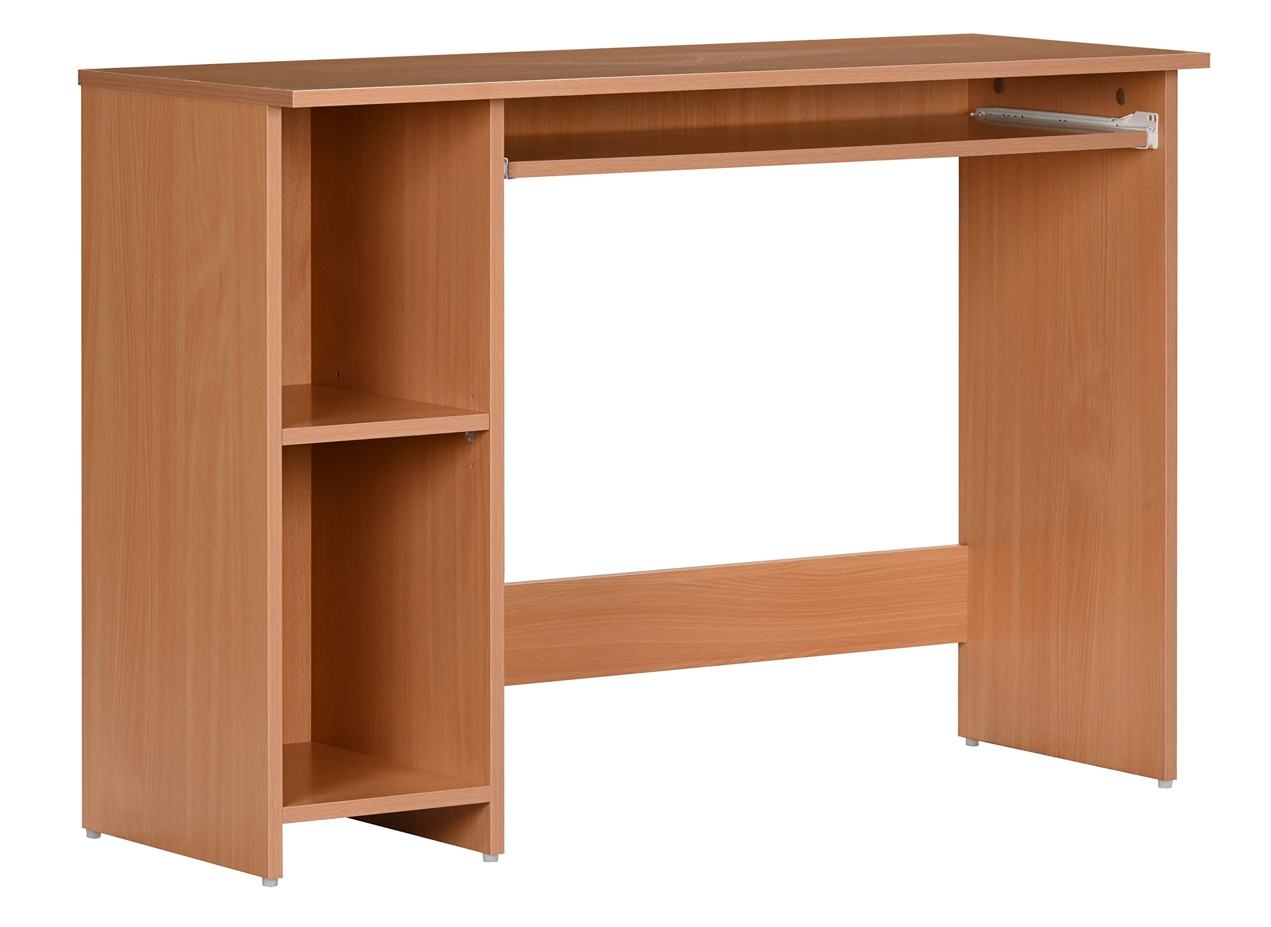 DeckUp Apollo-KT Engineered Wood Study & Computer Table and Office Desk with Keyboard Tray (Bavarian Beech, Matte Finish) (B09Y32B6TJ) Amazon Price History, Amazon Price Tracker