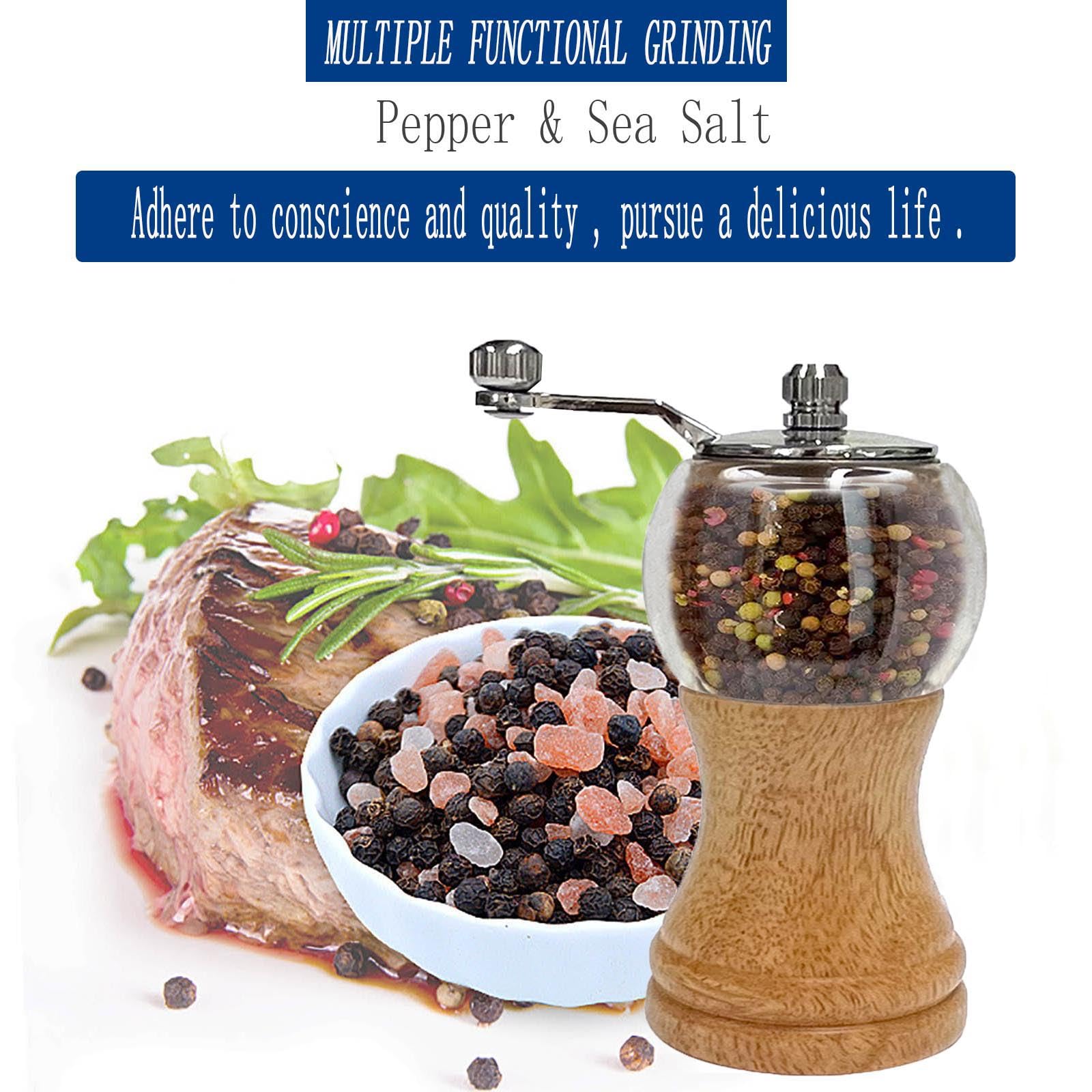 Classic Hand Shake Pepper Mill & Salt Set -6
