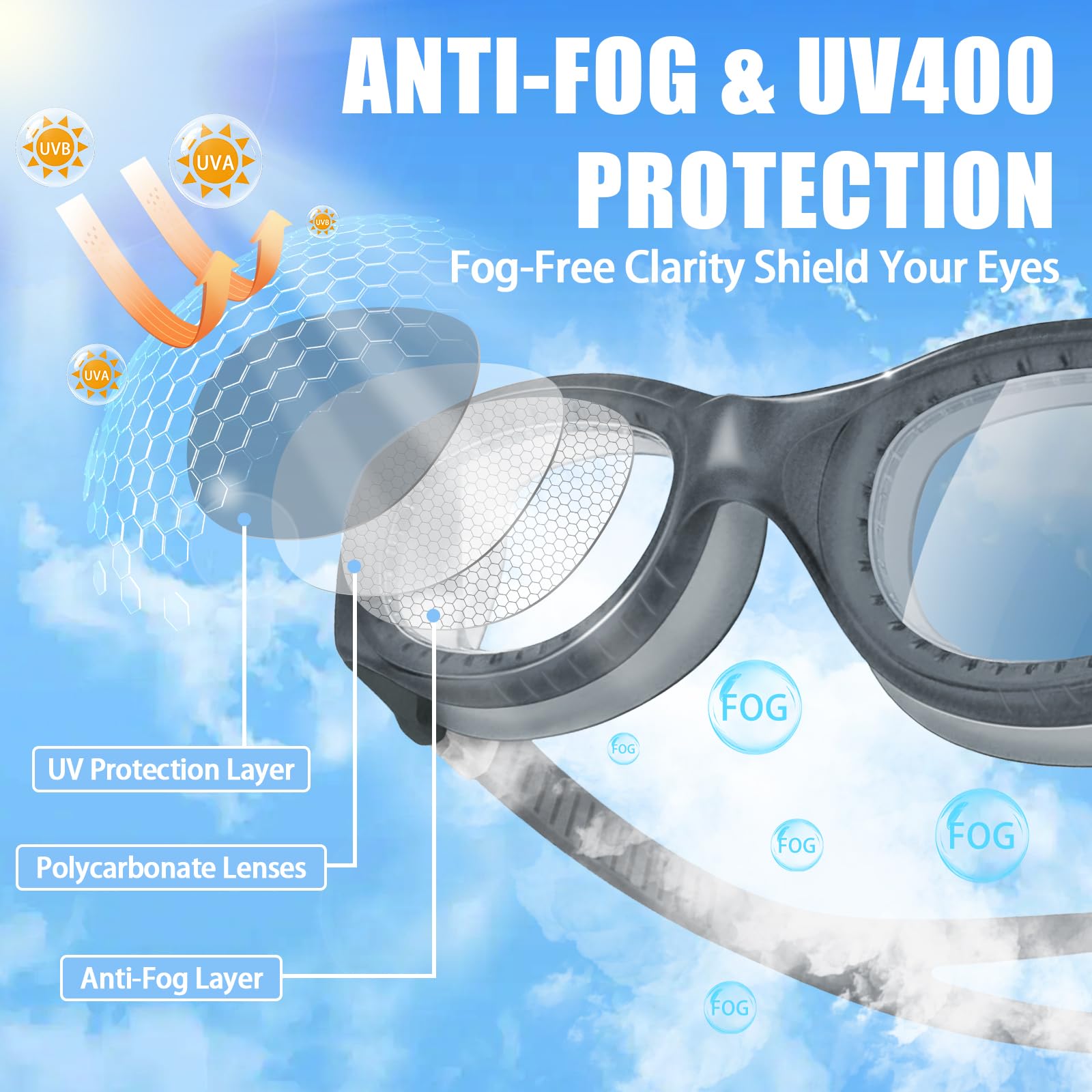 Gafas de natación para adultos 0044