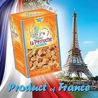 Vista 3 de La Perruche Cubos de azúcar de caña pura (8.8 onzas) Paquete combinado, 1 caja blanca, 1 caja de cubos de azúcar morena Cubos de azúcar ideales