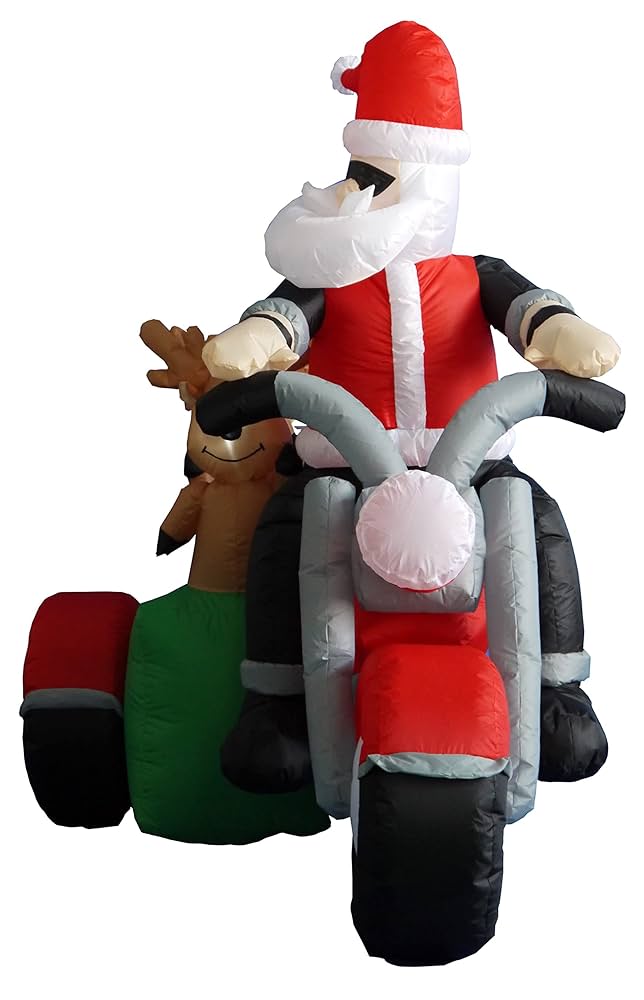 大型インフレータブルサンタ クリスマス インフレータブル サンタ サンタクロース 光る
