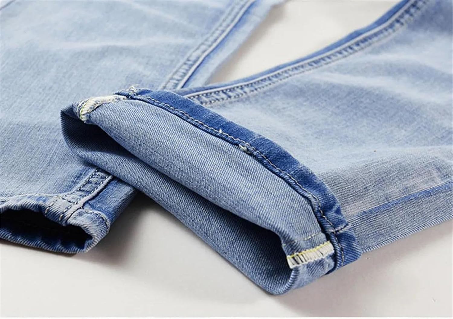 Men's Denim Two Piece Set Slim Fit Micro Stretch Jacket And Jeans Casual Outfit For Spring And Fall