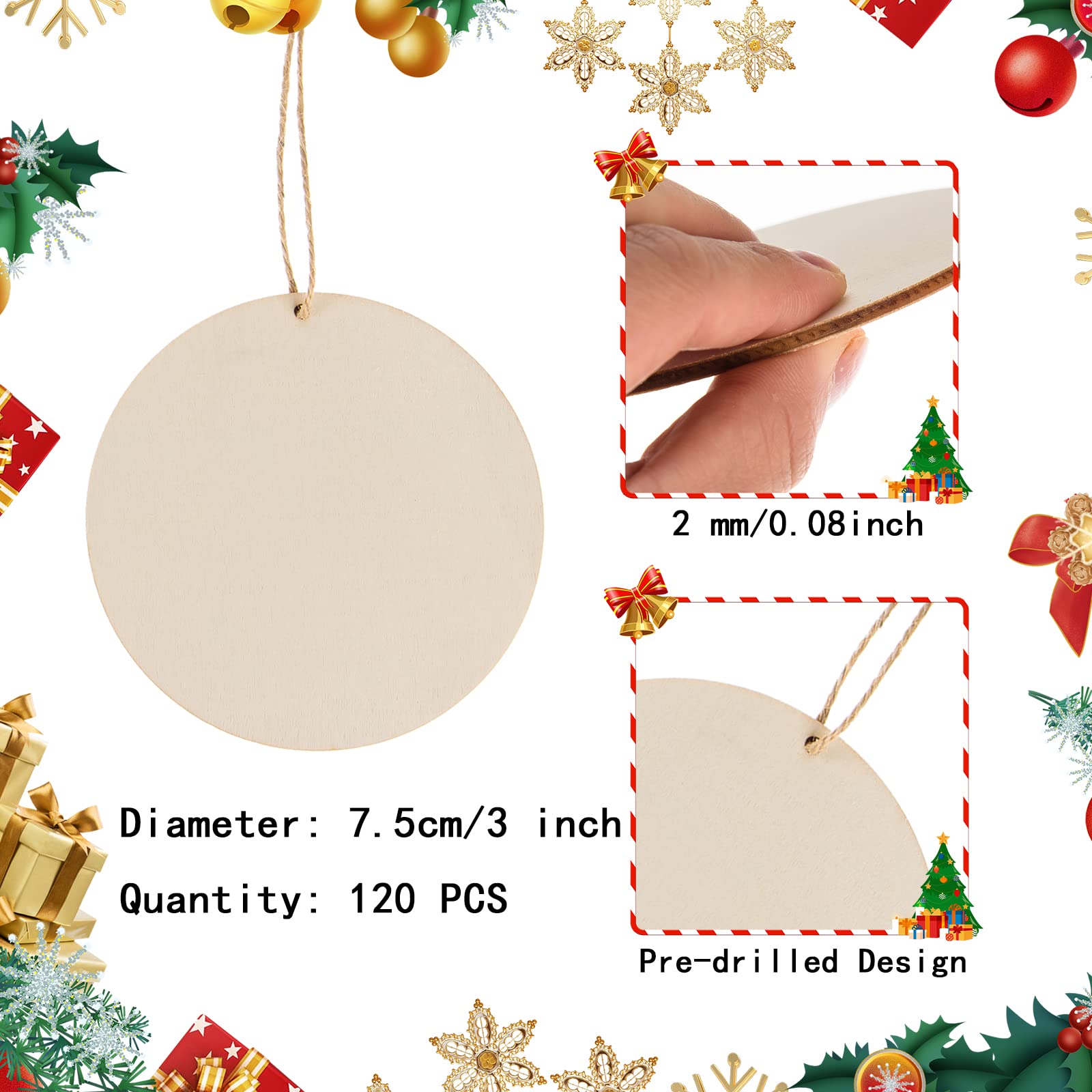 4 Inch 94 Pieces Wooden Letters Unfinished Wood Alphabet Letters for Crafts with Extras,Wall Decor