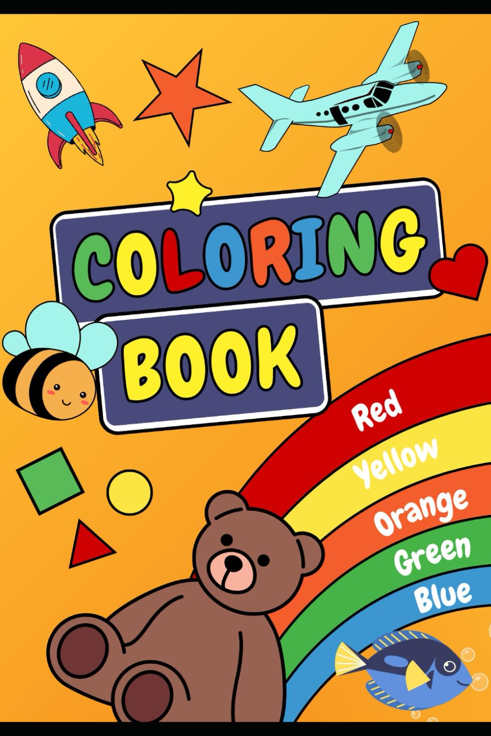 Childrens alphabet coloring book from ages 4-8 years old lots of fun for boys and girls: coloring book