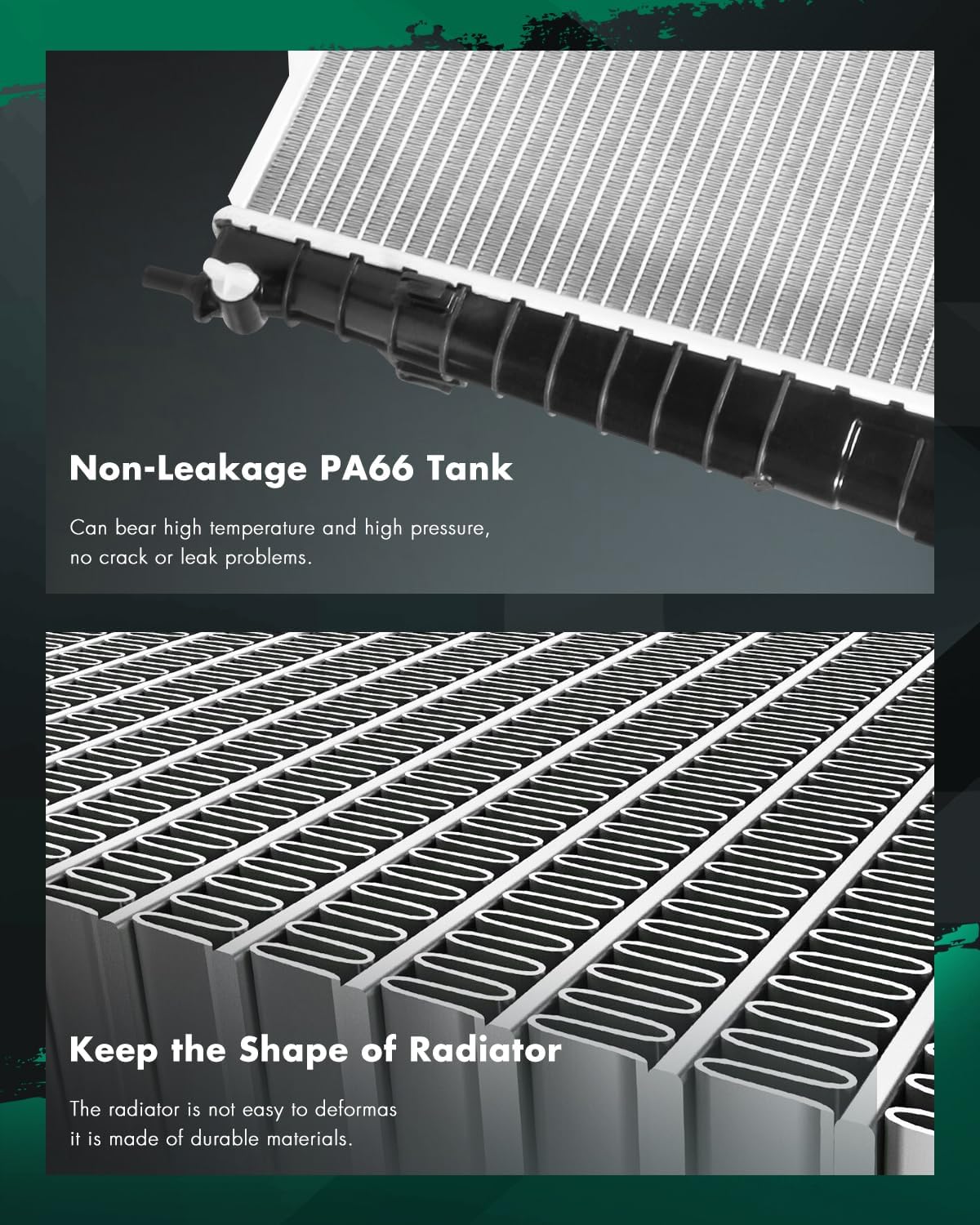 SCITOO 2785 Radiator Fit 2005-2009 for Hyundai for Tucson 2.7L 2005-2010 for Kia for Sportage 2.7L