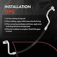 Vista 6 de A-Premium Conjunto de manguera de línea de descarga de A/C compatible con Ford Escape, 2013 2014 2015 2016, 2.5L, compresor a condensador