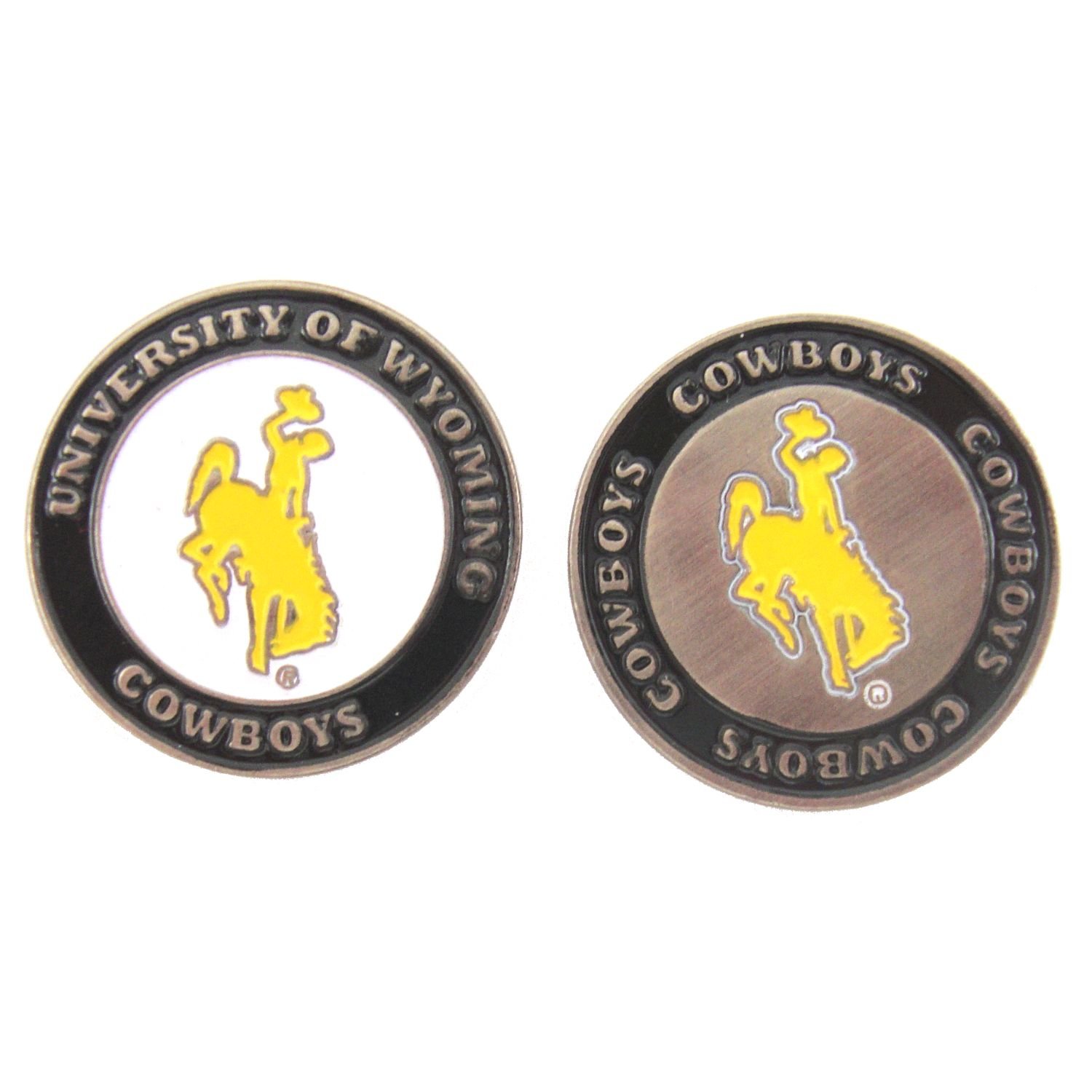 Waggle Pro Shop Wyoming Cowboys Golf Divot Tool with Double Sided UW Ball Marker