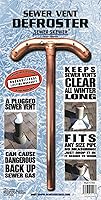 SewerSkewer Copper Vent Defroster for Sewer Pipes & Roof Vents - Prevents Freezing, Clogging & Methane Backup, Made in USA