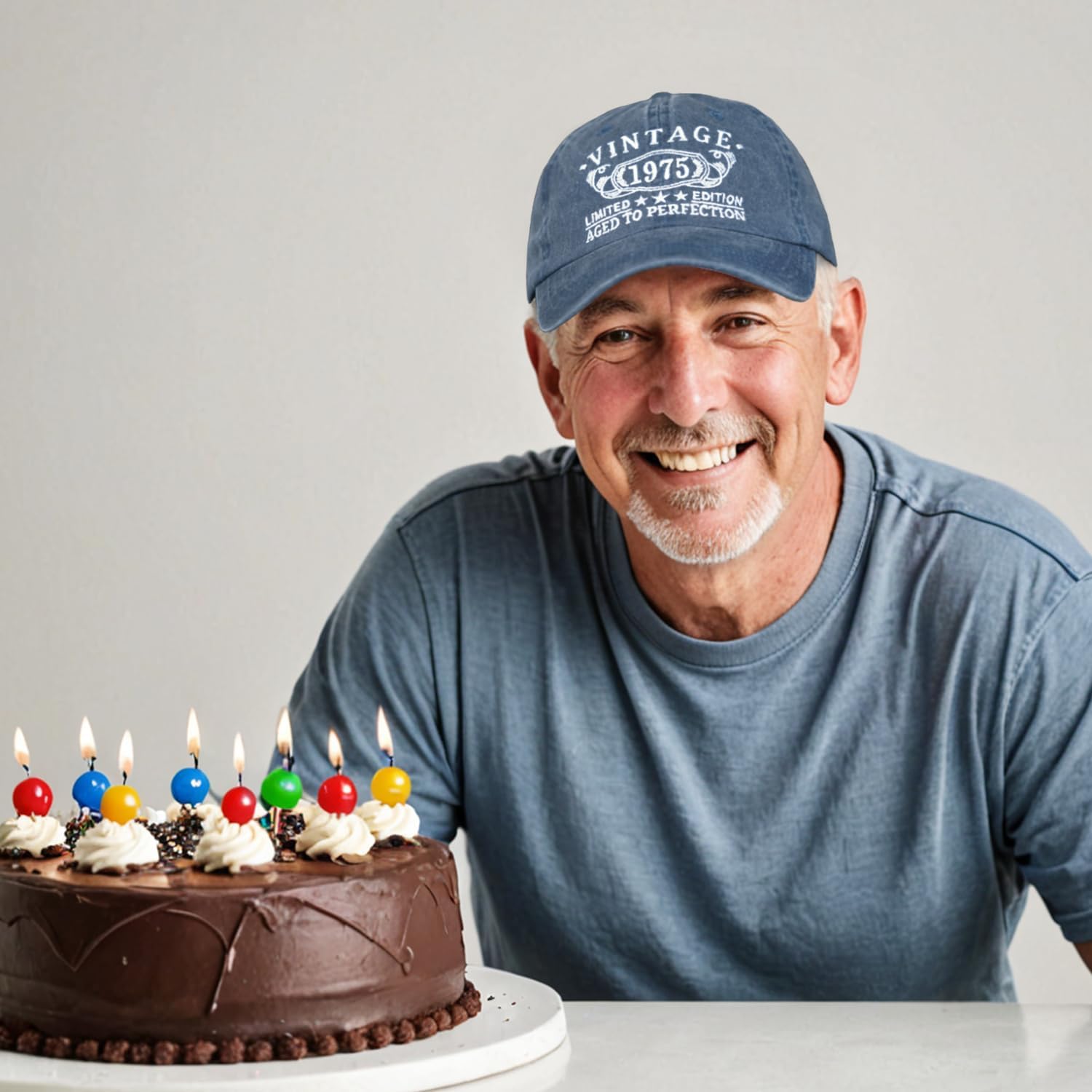 Birthday Gifts for Men Women, Personalized 18th/21st/25th/30th/40th/50th ...90th Birthday Ideas Gift, Vintage Baseball Hat - Image 7