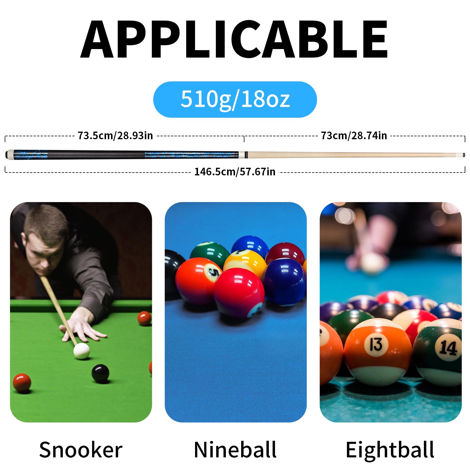 Queue Billard Finition Vernie Queue De Billard LOTKEY En Bois D'Érable Massif Durable - 147 Cm, 600 G - Parfaite Pour Joueurs Professionnels Et Amateurs Queue Billard Finition Vernie Queue De Billard LOTKEY En Bois D'Érable Massif Durable - 147 Cm, 600 G - Parfaite Pour Joueurs Professionnels Et Amateurs