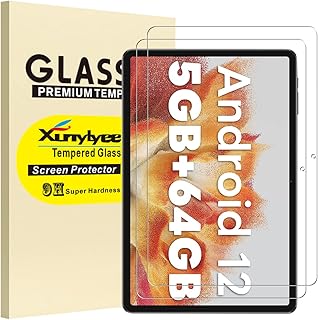XunyLyee [2 Pack Screen Protector Compatible with Blackview Tab 7 WiFi/Tab 8 WiFi Tablet, Easy Installation Tempered Glass Film for Blackview Tab 7 WiFi (10.1 Inch)