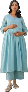 Janasya Women Maternity Kurta Pant Set Price In India