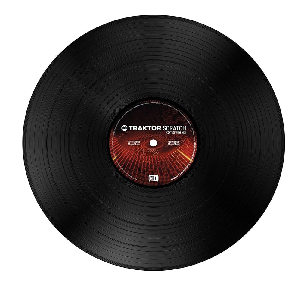 DJ機材 Native Instruments TRAKTOR SCRATCH Vinyl Native Instruments Traktor Scratch Pro Control Vinyl Mk2