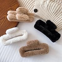 Vista 28 de AHONEY Pinzas para el cabello de 5 pulgadas rosadas, pinzas de garra extra grandes, pinzas grandes para cabello largo y grueso, pinzas XL gigantes