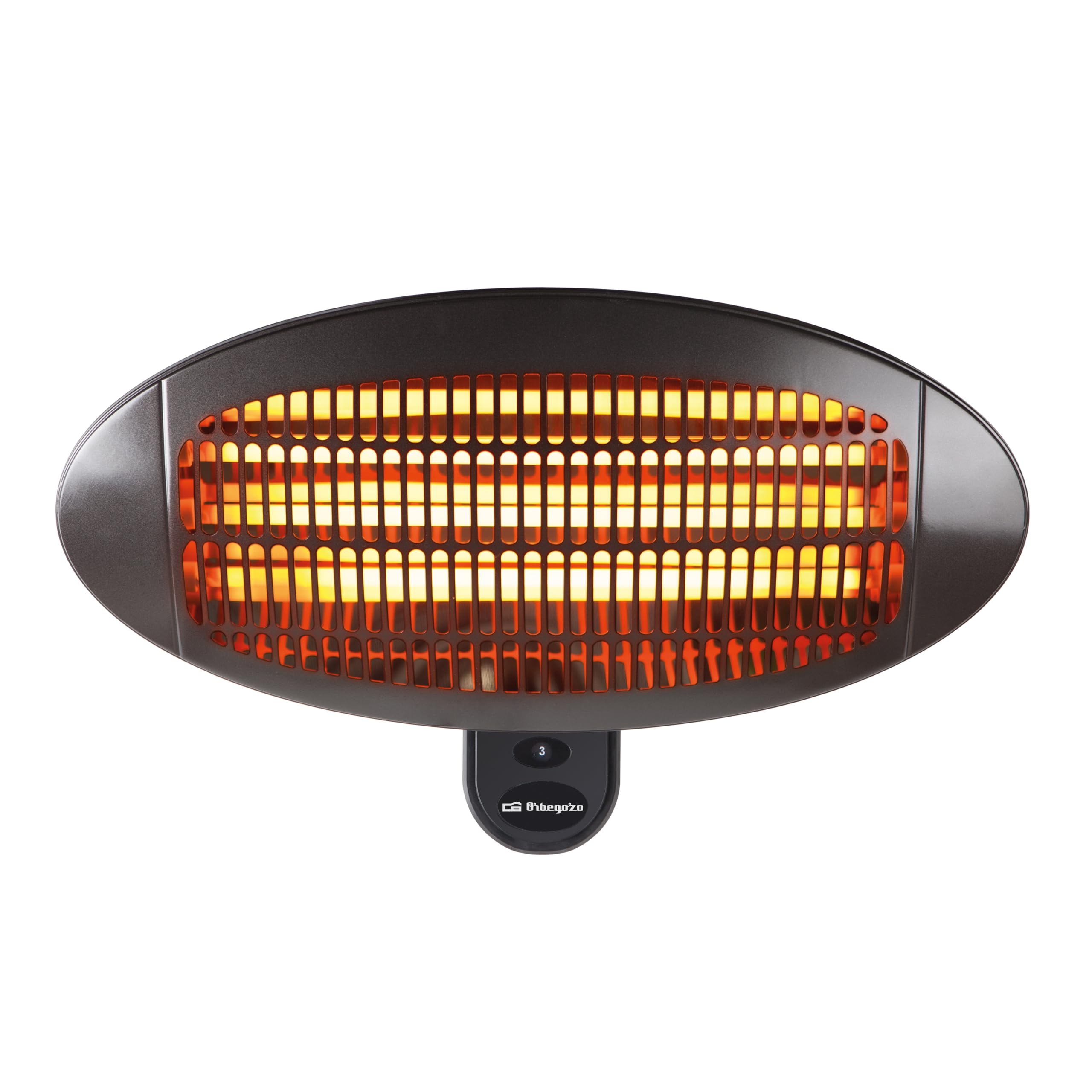 Orbegozo PHF 26 - Estufa Profesional para Exterior, 3 Niveles de Potencia, IP-X4, Apertura 120º, Alcance 3 Metros, 2000 W
