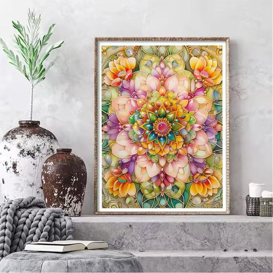 Mandala broderie diamant kit complet pour une pause créative