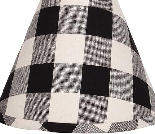 Miniatura 2 de Raghu - Pantalla de tela para lavadora de 16 pulgadas, color negro y suero de leche Buffalo Check