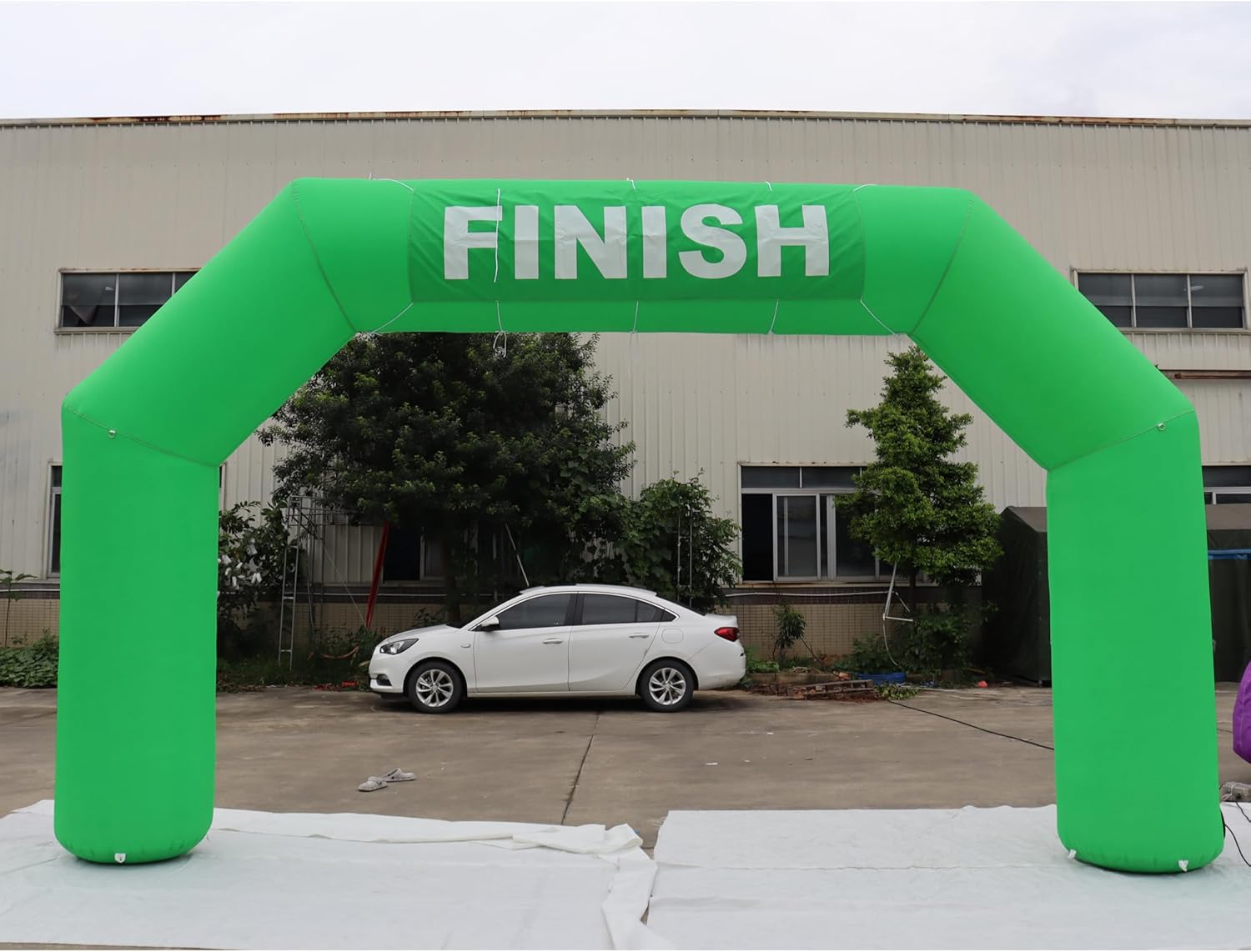 Sayok Outdoor Inflatable Arch Inflatable Archway Inflatable Start Finish Line Racing Arch Banners with Air Blower