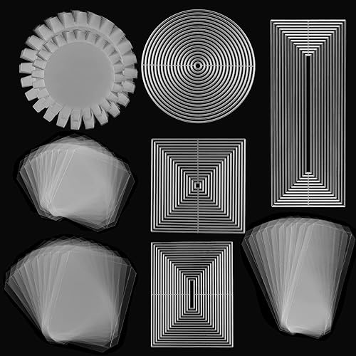 Miniatura 29 de Paquete de 20 fundas planas para coctelera para hacer tarjetas, 4.25 pulgadas, redondas, transparentes, planas, para coctelera de plástico Paquete