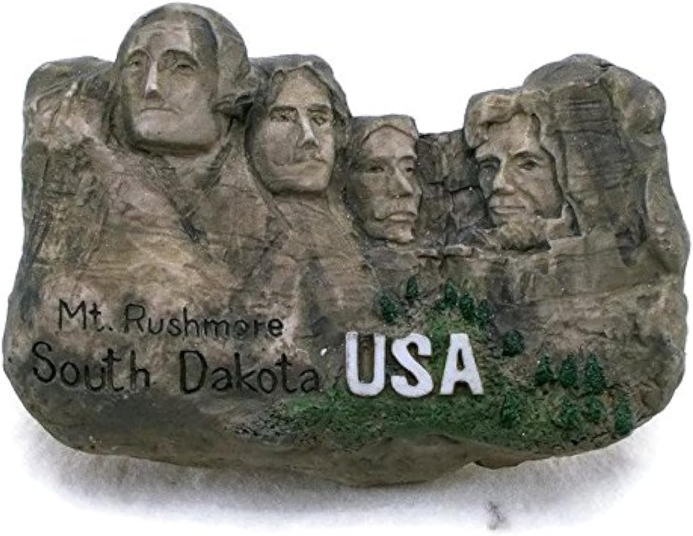 WitnyStore Tiny Mount Rushmore in South Dakota, United States of America USA North America Tourist Attractions Resin Refrigerator Magnet Traveler Souvenir Gift Memento 3D Fridge Magnets